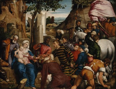 国王的崇拜 作者 哈科波·巴萨诺（Jacopo Bassano）